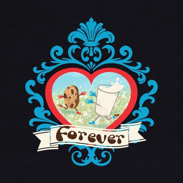 milk and cookies romance love forever fancy heart by BigMRanch